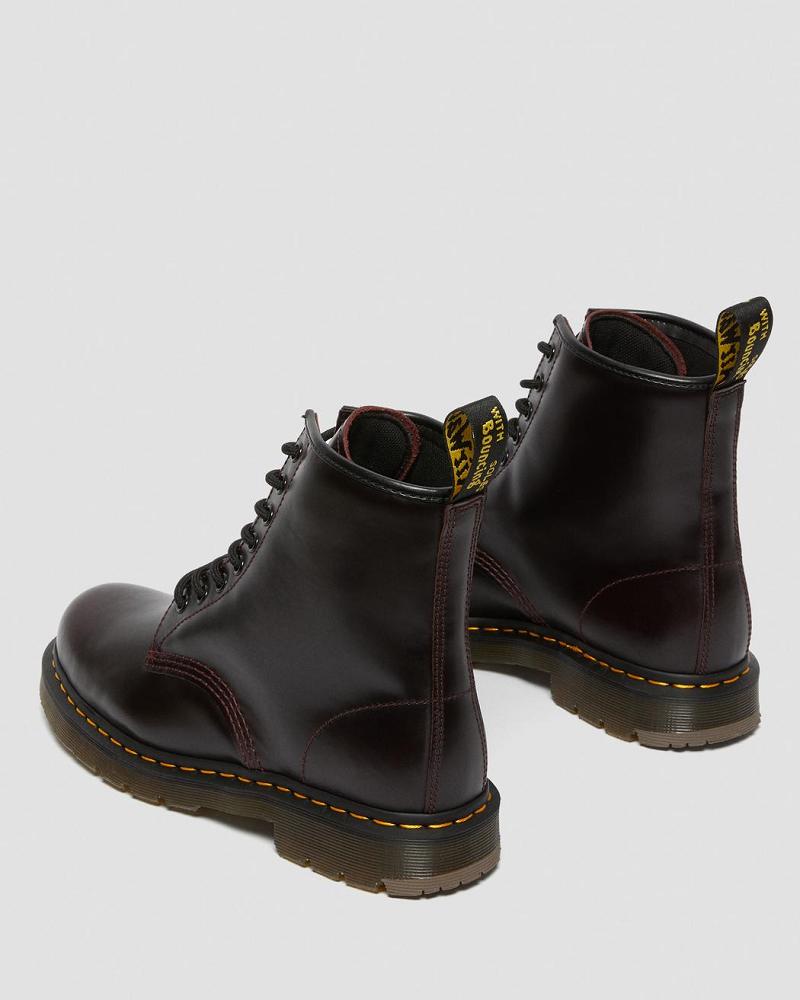 Dr Martens 1460 Slip Resistant Atlas Lær Snørestøvletter Herre Burgunder | Norge 27SGL